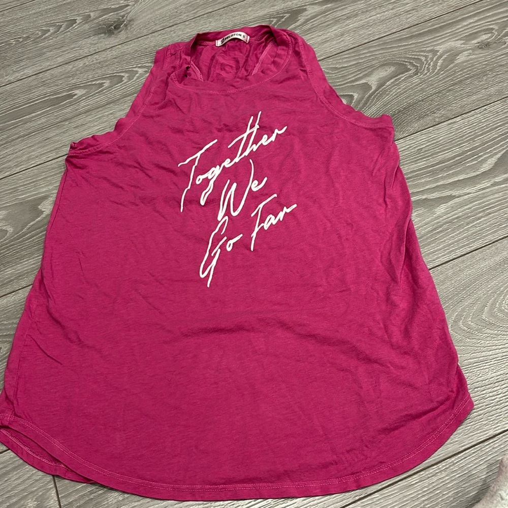 Fuschia Flow Racer Tank